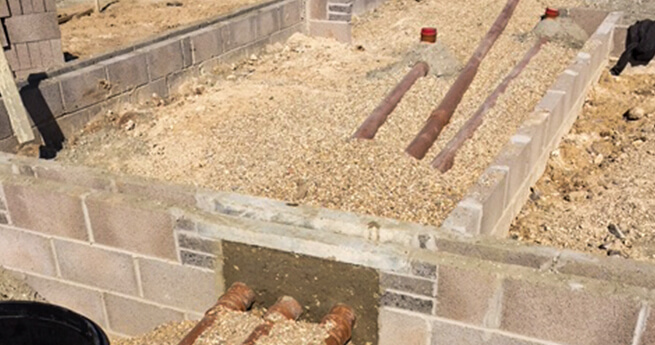 Mackoy Groundworks Services Finished Sub-Structure Brickworks and Laid Pipes